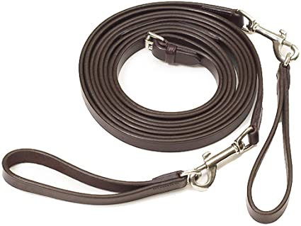 Camelot Leather Draw Reins with Snaps